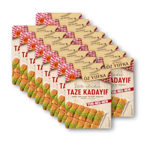 16 x Kadayif Teigfäden - Engelshaar - Teigwaren - Kadaifi Kataifi für Dubai Schokolade (16 x 400g) - Dubai Schokolade selber machen von DeinPack