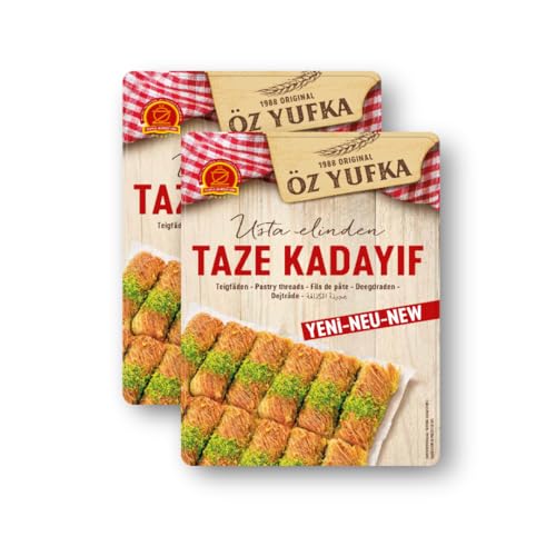 2 x Kadayif Teigfäden - Engelshaar - Teigwaren - Kadaifi Kataifi für Dubai Schokolade (2 x 400g) - Dubai Schokolade selber machen von DeinPack