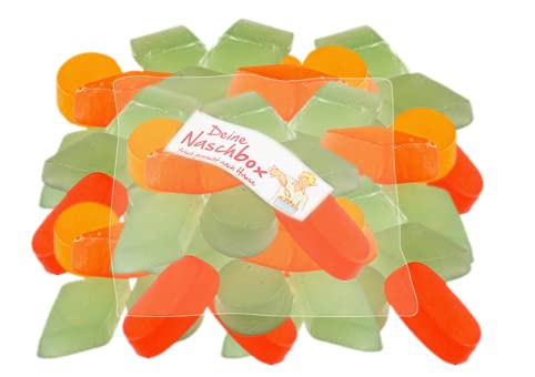 Deine Naschbox - Zuckerfreie Weingummis - Frucht Mix - Gelantinefrei - 1kg Süßigkeiten Nachfüllbeutel - recyclebar - XL Großpackung von PE ÄM