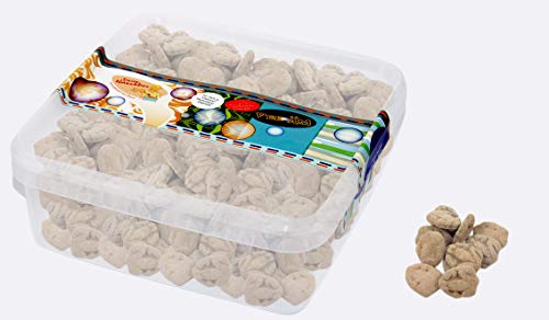 Deine Naschbox | Salmiak Lakritz Frösche | 1kg Naschbox | XL Großpackung für Party, Candybar & als Geschenk - Extra stark - Salmiak Puder Bonbons von PE ÄM