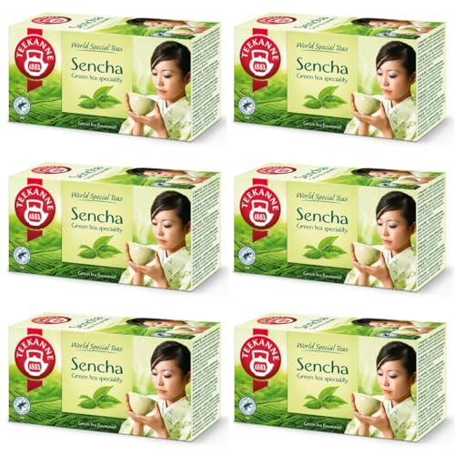 TEEKANNE - Sencha - Grüner Tee mit exotischem Fruchtgeschmack - 6 x 20 (Dekond gift) von Dekond