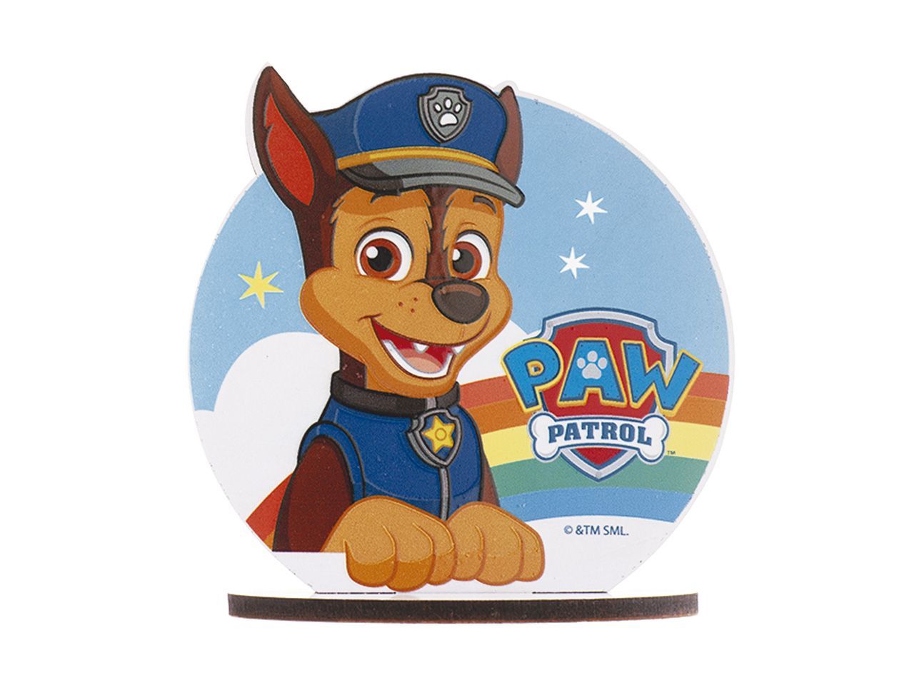 Cake Topper Chase Paw Patrol 12x12,5cm von Dekora