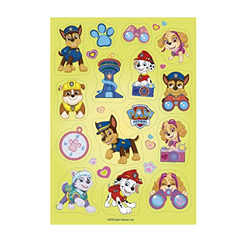 Dekozauber24 Essbare Muffinaufleger Paw Patrol, 15 Stück, aus Oblate, Tortendeko Muffins Cupcake Muffindeko essbar von Dekozauber24