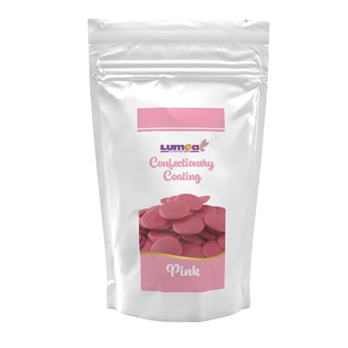 Dekozauber24 Kuvertüre Drops, pink, 500g, mit Erdbeermilch Geschmack, Deco Melts Chips mikrowellengeeignet, für Cake Pops, Torten, Kuchen, Drip oder Glasur von Dekozauber24