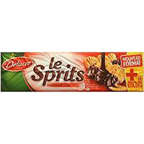 DELACRE Schoko-Sprits, Schwarz, 200 g von Delacre