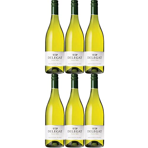 Delegat Sauvignon Blanc Awatere Valley Weißwein Wein trocken Neuseeland I Versanel Paket (6 x 0,75l) von Delegat