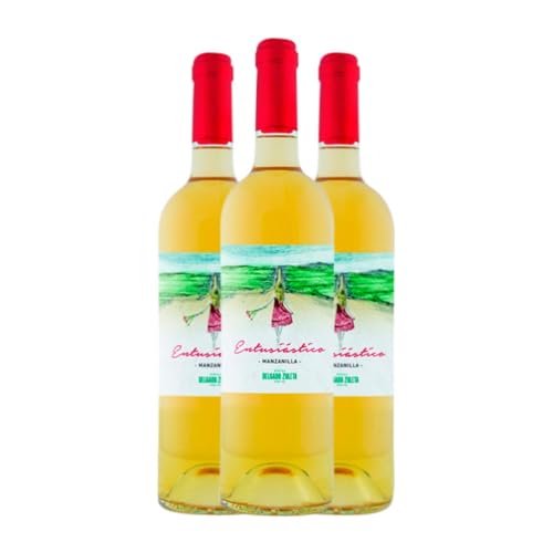 Delgado Zuleta Manzanilla Ecológica Entusiástico Palomino Fino Jerez-Xérès-Sherry 75 cl (Schachtel mit 3 Flaschen von 75 cl) von Distribuidor