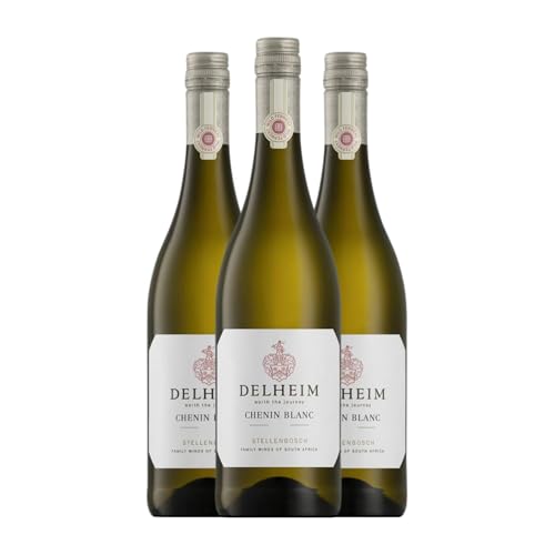 Delheim Wild Ferment Chenin Weiß Stellenbosch 75 cl Weißwein (Karton mit 3 Flaschen von 75 cl) von Delheim Wines