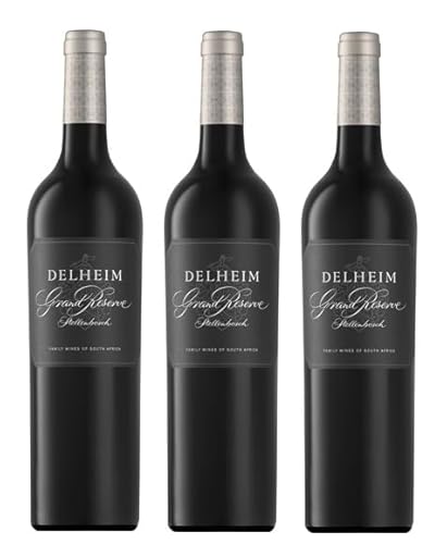 3x 0,75l - 2020er - Delheim - Grand Reserve - Stellenbosch W.O. - Südafrika - Rotwein trocken von Delheim