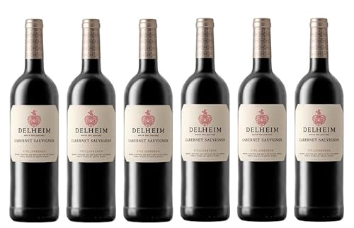 6x 0,75l - 2020er - Delheim - Cabernet Sauvignon - Stellenbosch W.O. - Südafrika - Rotwein trocken von Delheim