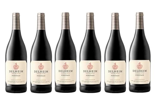 6x 0,75l - 2022er - Delheim - Pinotage - Stellenbsoch W.O. - Südafrika - Rotwein trocken von Delheim