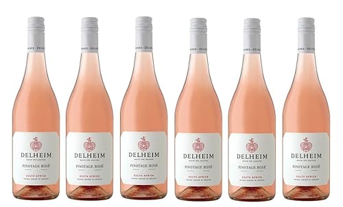 6x 0,75l - 2023er - Delheim - Pinotage Rosé - Coastal Region W.O. - Südafrika - Rosé-Wein trocken von Delheim