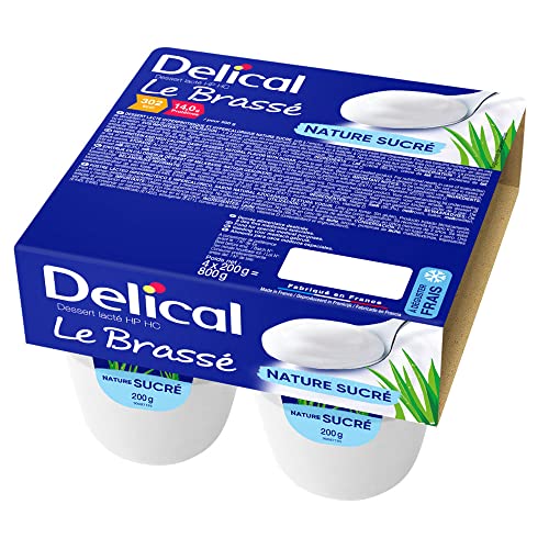 Delical Dessert HPHC Le Brassé Nature Sucré, 4 x 200 g von Delical