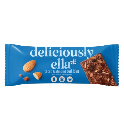 Deliciously Ella - Kakao & Mandel-Hafer-Riegel, glutenfrei, veganfreundlich, gesunder Snack, 50 g (16 Riegel) von Deliciously Ella