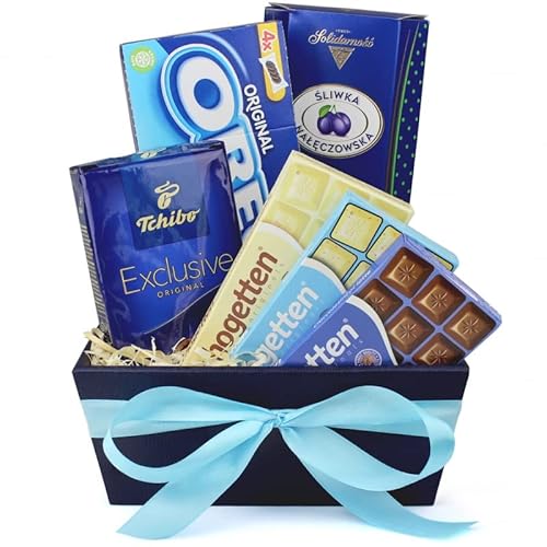 Süßigkeitenbox, Schokoladen, Kekse, Kaffee Exclusive, Geschenk für Frauen, für Männer, Geburtstag von Delim
