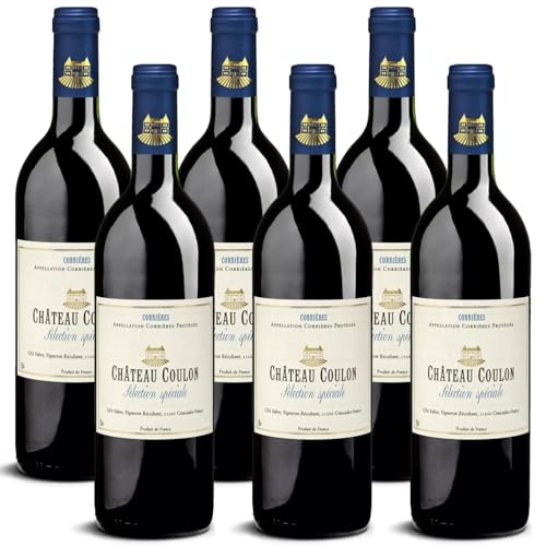 DELINAT – Château Coulon Sélection spéciale 2022 – Französischer Rotwein trocken – Bio-Wein aus Languedoc, vegan (6 x 0,75l) von Delinat