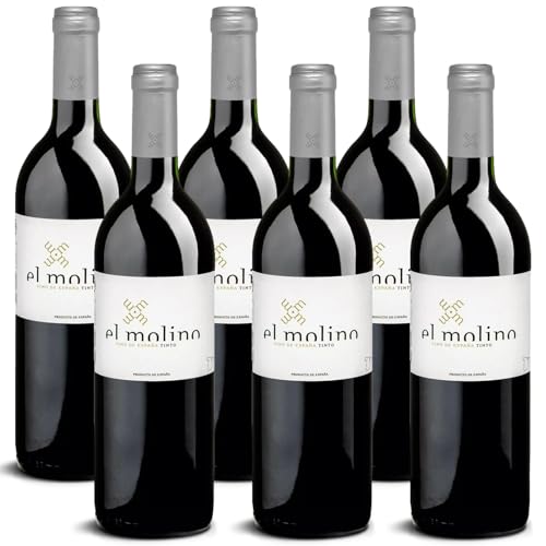 DELINAT – El Molino tinto 2021 – Spanischer Rotwein trocken – Bio-Wein aus Navarra, vegan (6 x 0,75l) von Delinat