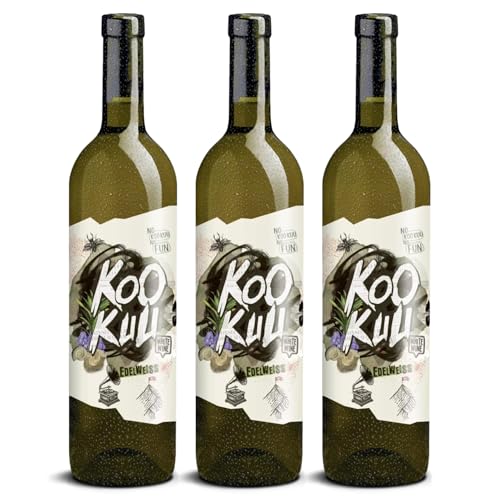 DELINAT – KOO KUU Edelweiss 2023 – Schweizer Weißwein lieblich – Bio-Wein aus der Ostschweiz, vegan (3 x 0,75l) von Delinat