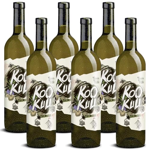 DELINAT – KOO KUU Edelweiss 2023 – Schweizer Weißwein lieblich – Bio-Wein aus der Ostschweiz, vegan (6 x 0,75l) von Delinat