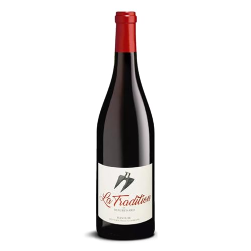 DELINAT – La Tradition de Beaurenard 2020 – Französischer Rotwein trocken – Bio-Wein aus Rasteau, vegan (1 x 0,75l) von Delinat