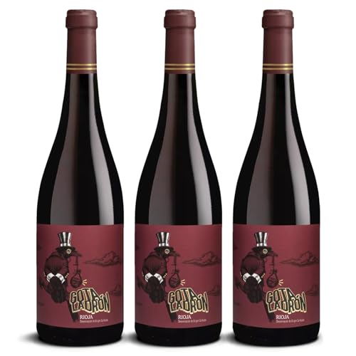 DELINAT – Las Cepas Gotaladrón 2020 – Spanischer Rotwein trocken – Bio-Wein aus der Rioja, vegan (3 x 0,75l) von Delinat