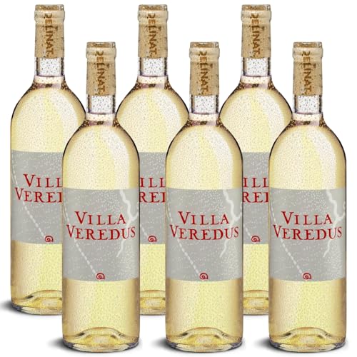 DELINAT – Villa Veredus blanc 2023 – Französischer Weißwein trocken – Bio-Wein aus dem Languedoc, vegan (6 x 0,75l) von Delinat