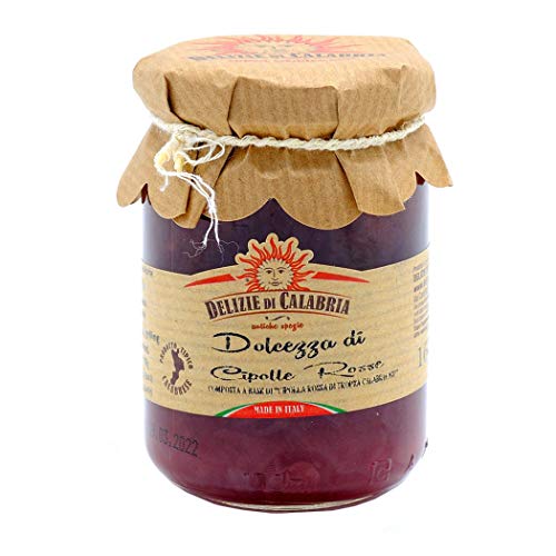 Rote Zwiebel-Marmelade Tropea 160gr von Delizie di Calabria