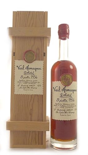 Delord Freres Armagnac 1956 (50cl) (Orignal box) in einer Geschenkbox, 1 x 500ml von Delord Freres Armagnac