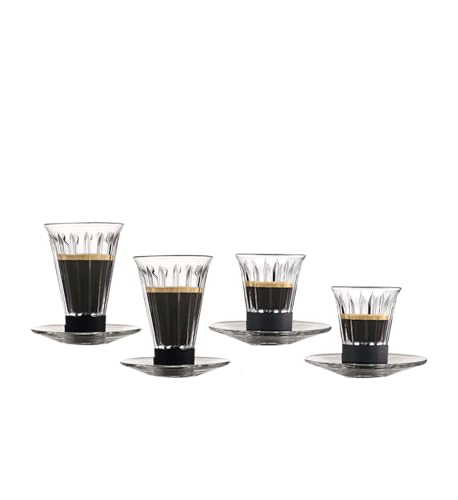 Delta Q Rise – Mistos Becher-Set – Hand- oder Maschinenwäsche – Kaffeetasse einfach und schnell zu reinigen – Kaffeeset – Kaffeezubehör – 2 Espresso Tassen 70 ml + 2 Tassen lang 175 ml von Delta Q