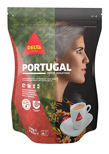 Delta Portugal Gemahlener Röstkaffee Universal-Schleif 250g von Delta Cafés