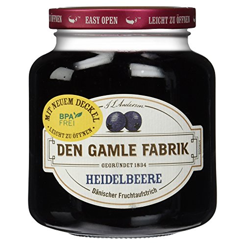 Den Gamle Fabrik Heidelbeere dänischer Fruchtaufstrich, 380 g von Den Gamle Fabrik