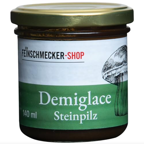 Der Feinschmecker 140ml Demiglace mit Steinpilzen I Aus köstlichen ausgesuchten Steinpilzen I herzhaftes Steinpilzaroma I Höchste Qualitätsstandards aus rein natürlichen Zutaten von Der Feinschmecker