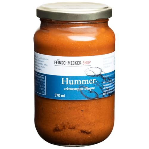 Der Feinschmecker Hummercremesuppe »Bisque« I Feine Cremesuppe I Traditionelle Herstellung mit 16% Hummer von Der Feinschmecker