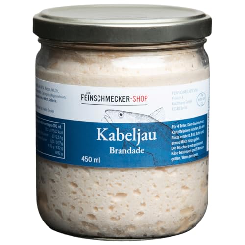 Der Feinschmecker Kabeljau-Brandade 450ml I Französische Spezialität I Perfekt auf Croutons oder als Gratin I Cremig & Vielseitig von Der Feinschmecker