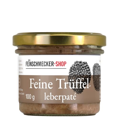 Der Feinschmecker Trüffelleberpaté 180g I Zarte Feinkostpastete mit schwarzem Trüffel & Sahne I Aromatische Delikatesse für Brot & Crostini. von Der Feinschmecker