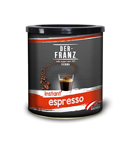 Der-Franz Espresso Instant-Kaffee, Intensität 5/5, Arabica und Robusta, 200 g von Der-Franz