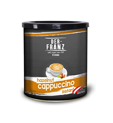 Der-Franz Instant-Cappuccino mit Haselnuss aromatisiert, 500 g von Der-Franz