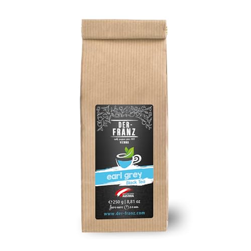 Der-Franz Schwarztee „Earl Grey“ in ganzen Blättern, 250 g von Der-Franz