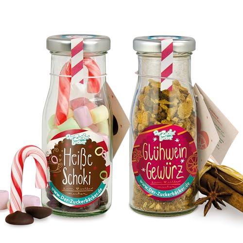 Heiße Schoki und Glühweingewürz – Geschenk-Set zum Selbermachen von Heißer Schokolade und Glühwein von Der Zuckerbäcker