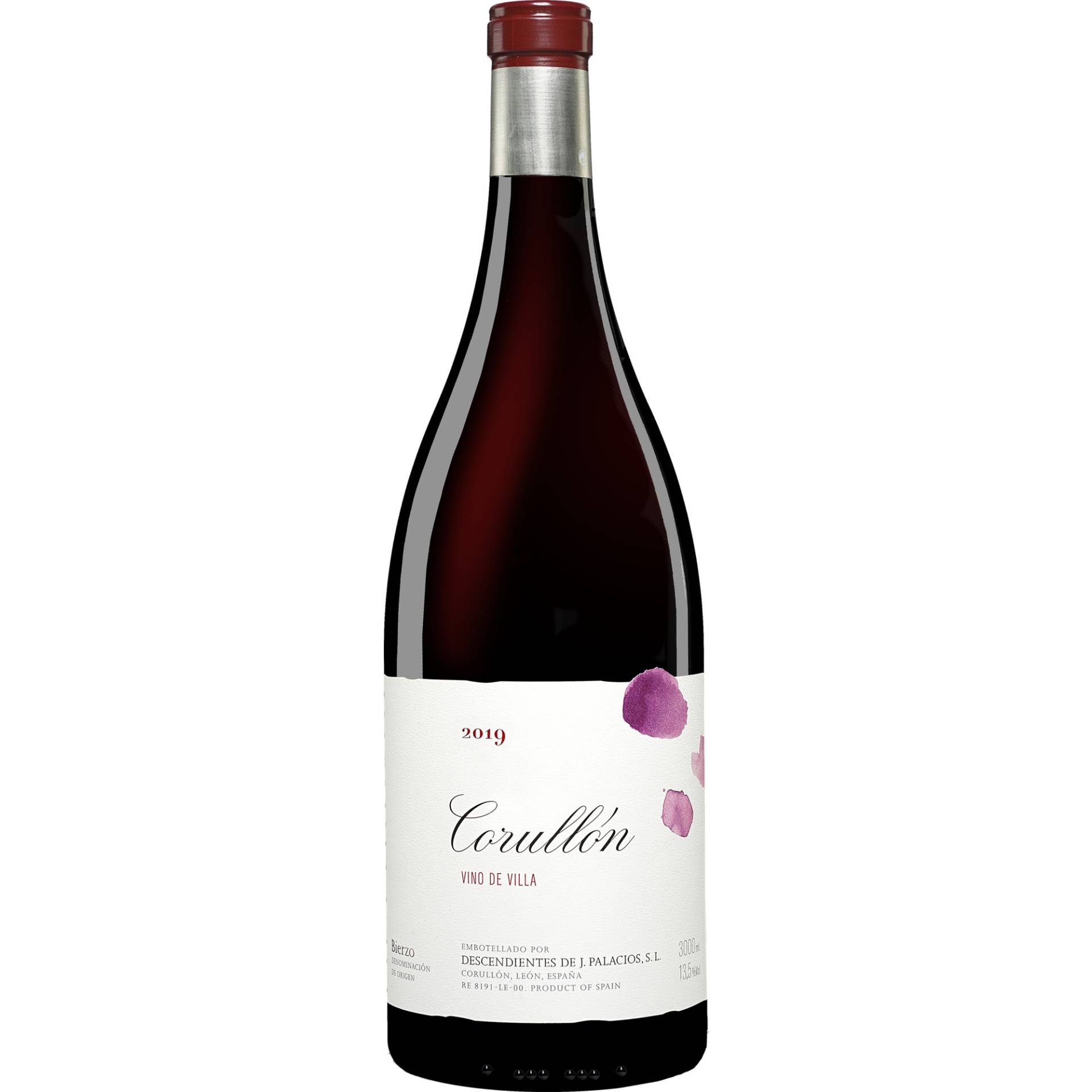 Palacios Bierzo  »Villa de Corullón« - 3,0 L. Doppelmagnum 2019  3L 13.5% Vol. Rotwein Trocken aus Spanien von Descendientes de J. Palacios