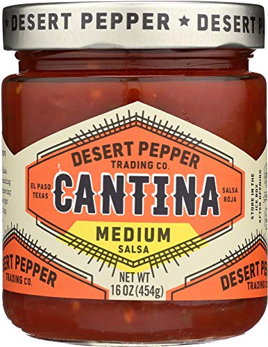 Desert Pepper Trading Cantina Salsa, mittelrot, 473 ml von Desert Pepper