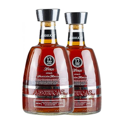 Rum Arehucas 12 Jahre 70 cl (Schachtel mit 2 Flaschen von 70 cl) von Distribuidor