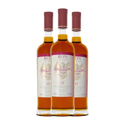 Rum Bernal 15 Jahre 70 cl (Karton mit 3 Flaschen von 70 cl) von Destilerías Bernal