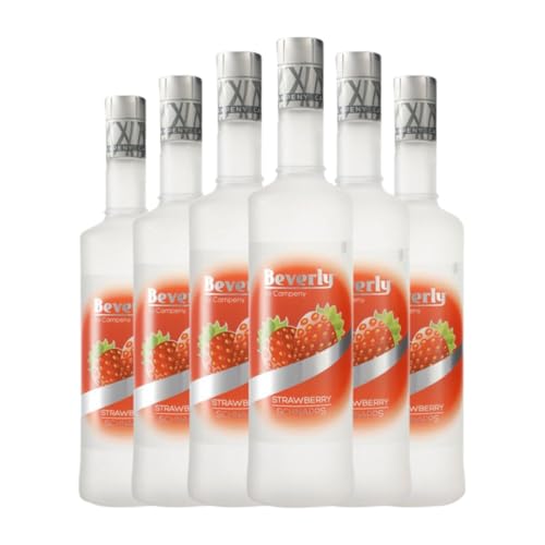 Schnaps Campeny Beverly Fresa 70 cl (Karton mit 6 Flaschen von 70 cl) von Destilerías Campeny