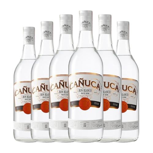 Rum LH La Huertana Cañuca Blanco 1 L (Karton mit 6 Flaschen von 1 L) von Destilerias La Huertana LH SL