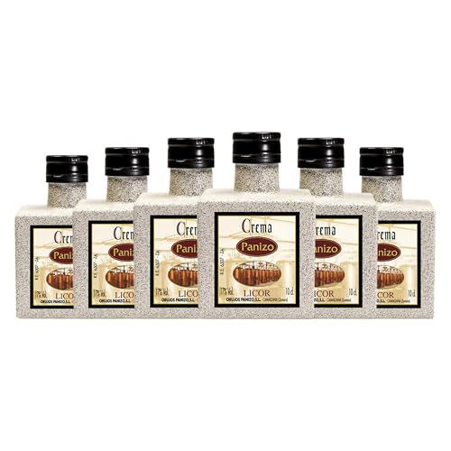 Cremelikör Panizo Cubo Miniaturflasche 10 cl (Karton mit 6 Miniaturflasche von 10 cl) von Destilerías Panizo