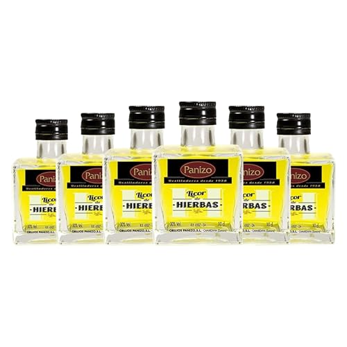 Kräuterlikör Panizo Orujo Miniaturflasche 5 cl (Karton mit 6 Miniaturflasche von 5 cl) von Destilerías Panizo