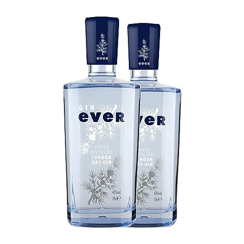 Gin Sinc Ever London Dry Gin 70 cl (Schachtel mit 2 Flaschen von 70 cl) von Destilerías Sinc SA