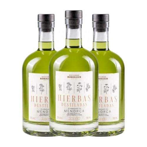 Kräuterlikör Xoriguer Gin Destiladas 70 cl (Karton mit 3 Flaschen von 70 cl) von Destilerías Xoriguer