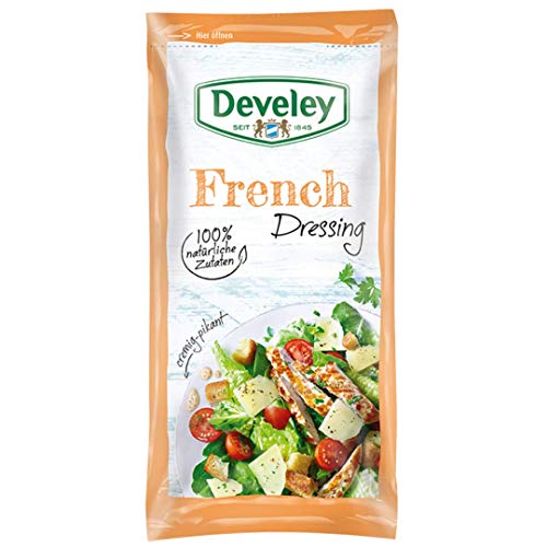 Develey French Dressing mit 100% natürlichen Zutaten 14x 75 ml Beutel von Develey